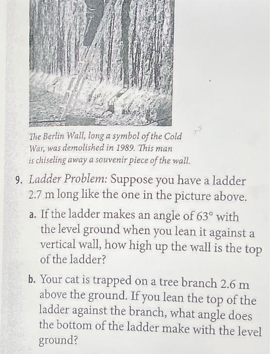 Solved The Berlin Wall, long a symbol of the Cold War, was | Chegg.com