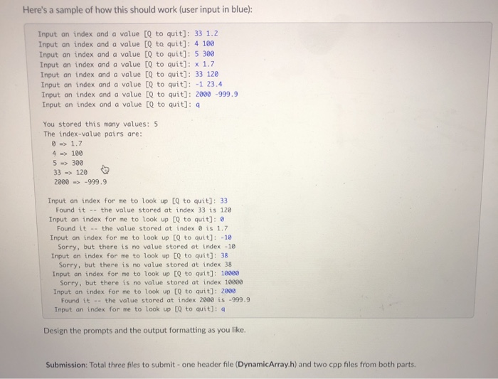 Solved This is a two part assignment. It is better to submit | Chegg.com