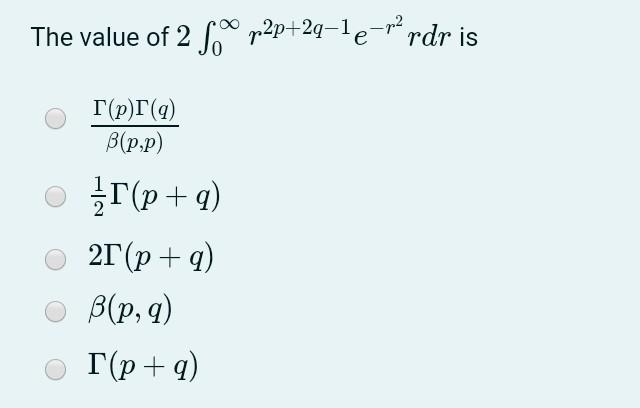 Solved The Value Of 2 S O P 2p 29 Le Rdr Is R P 9 B Chegg Com