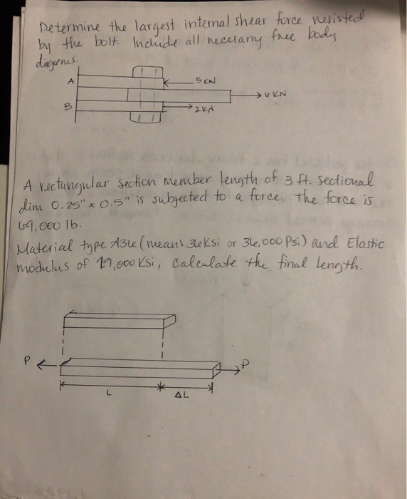 Solved Determine the largest internal shear force nesisted | Chegg.com