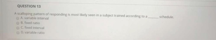 Solved Schedule Question 13 A Scalloping Pattern Of 