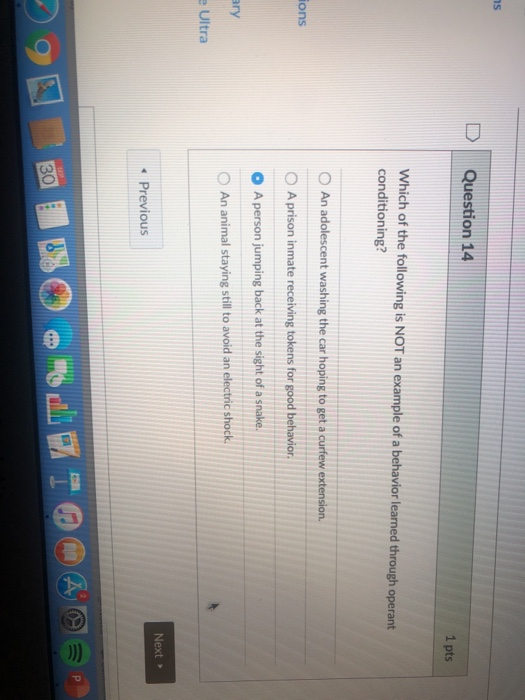 Solved 1s D Question 14 1 pts Which of the following is NOT | Chegg.com