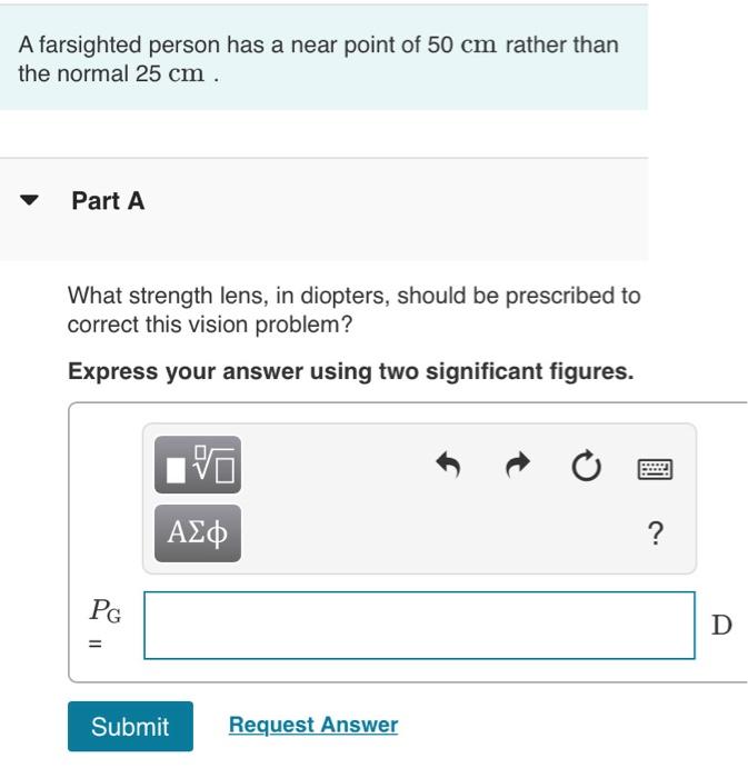 solved-a-farsighted-person-has-a-near-point-of-50-cm-rather-chegg