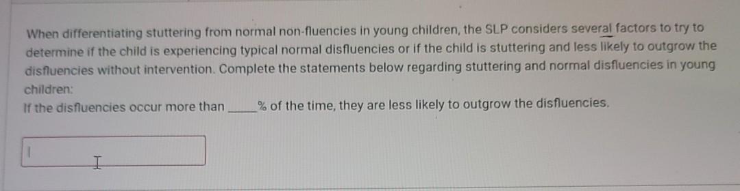 Solved When differentiating stuttering from normal | Chegg.com