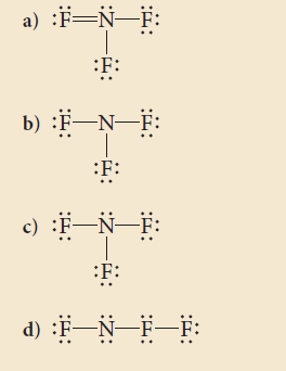 Solved: Which is the correct Lewis structure for nitrogen trifl ...