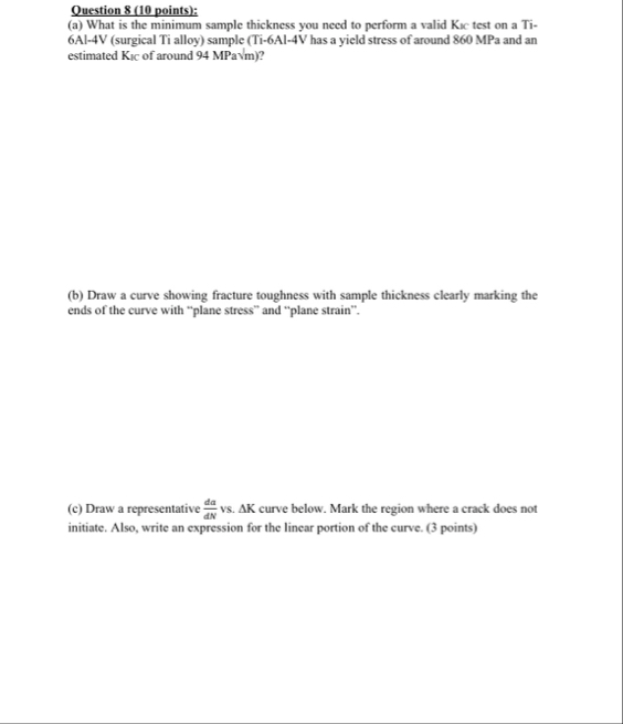 Solved Question 8 ( 10 ﻿points):(a) ﻿What is the minimum | Chegg.com