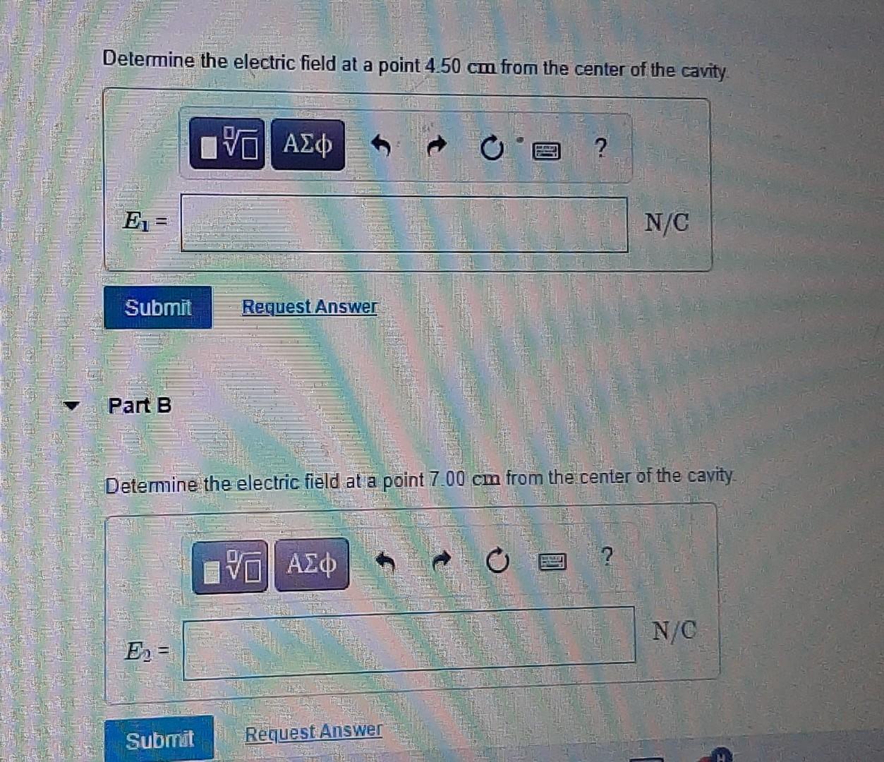 Solved Problem 22.21 Determine the electric field at a A | Chegg.com