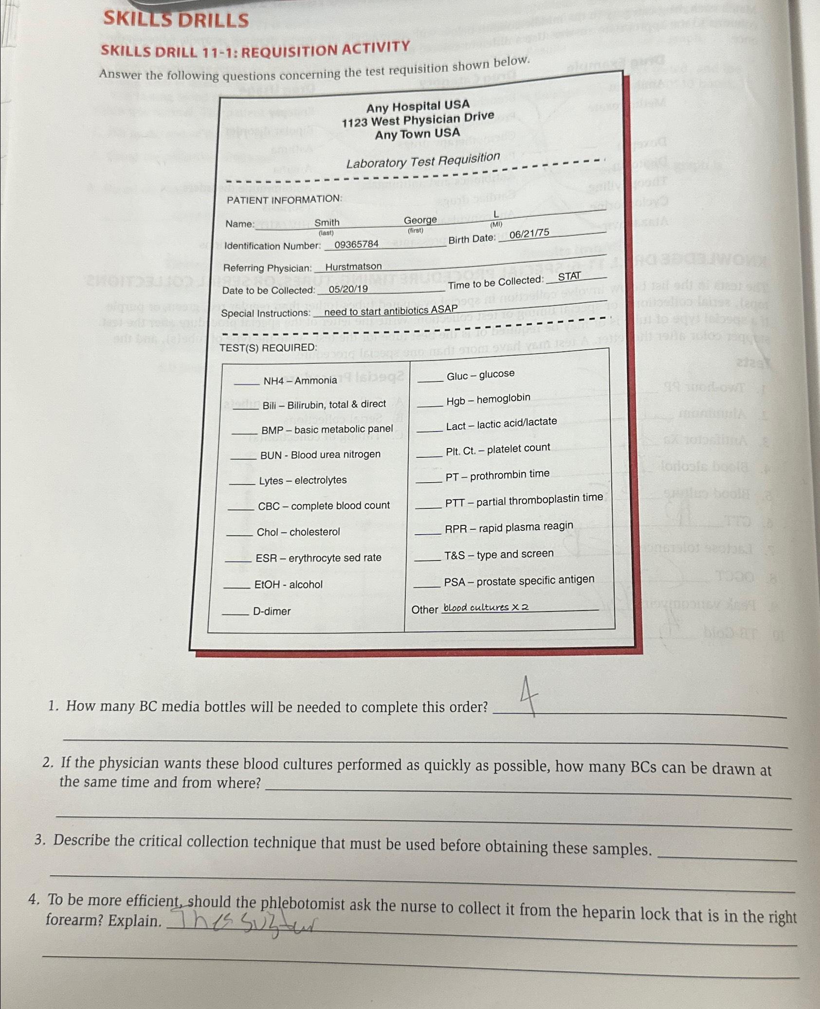 Solved SKILLS DRILLSSKILLS DRILL 11-1: REQUISITION | Chegg.com