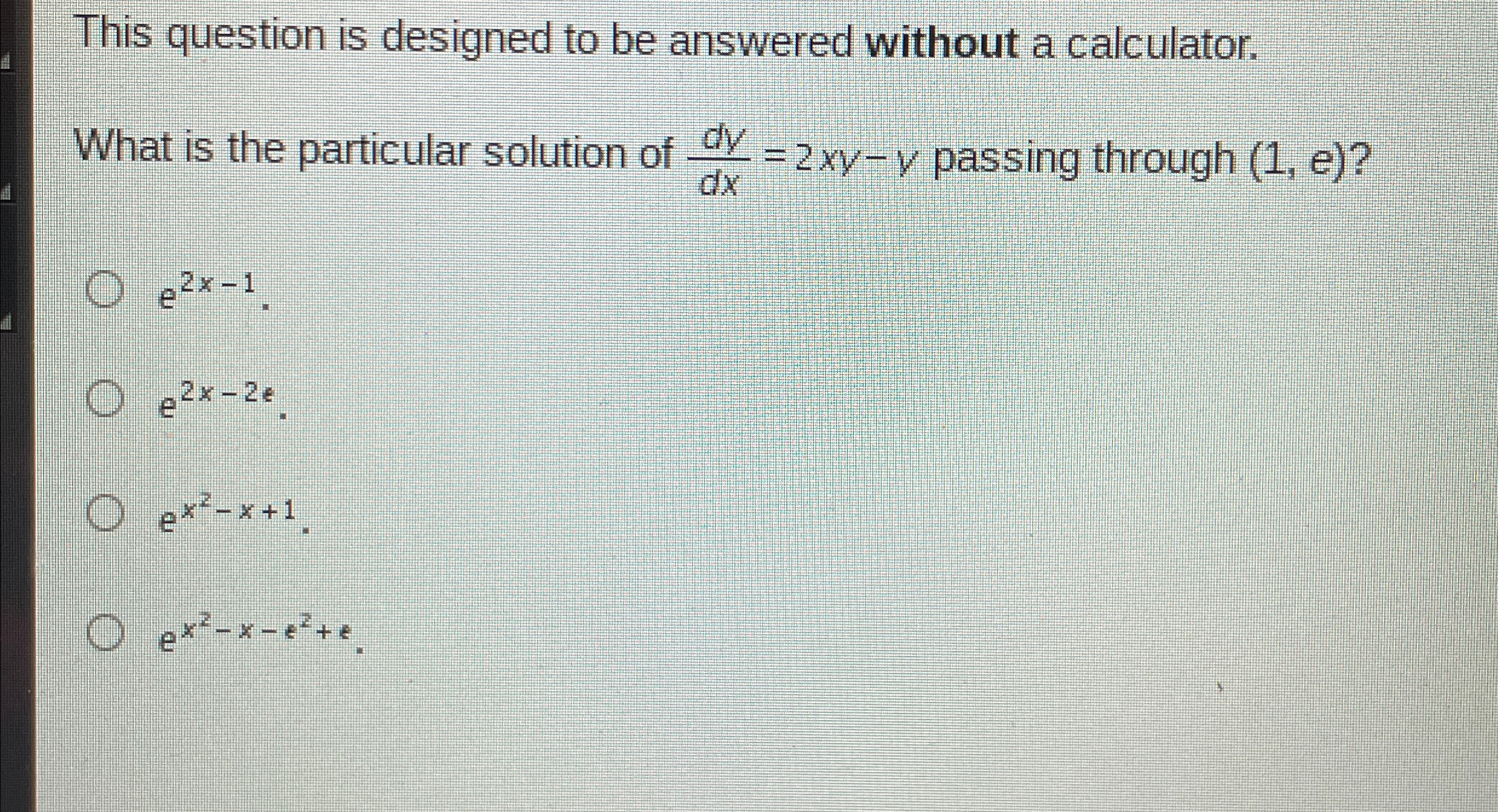 Solved This question is designed to be answered without a | Chegg.com