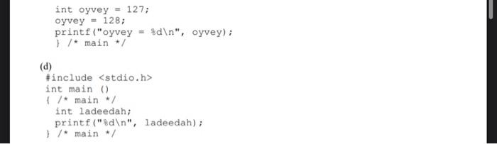 Solved Problem 2: WHAT IS THE OUTPUT of each of these | Chegg.com