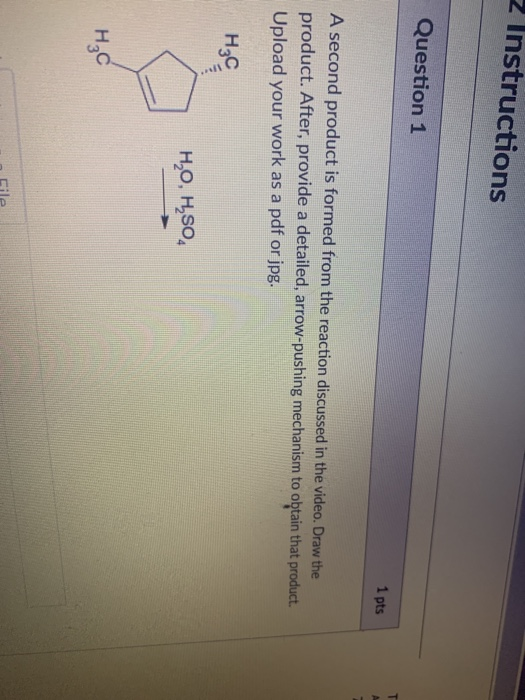 Solved z Instructions Question 1 1 pts A second product is | Chegg.com