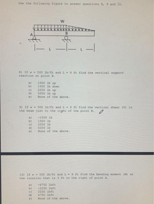 Solved Use the following figure to answer questions 8, 9 and | Chegg.com