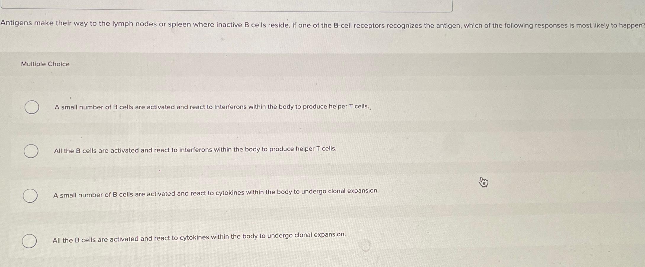Solved Antigens make their way to the lymph nodes or spleen | Chegg.com