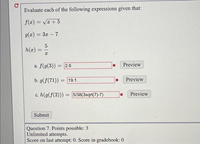 Solved Evaluate each of the following expressions given | Chegg.com