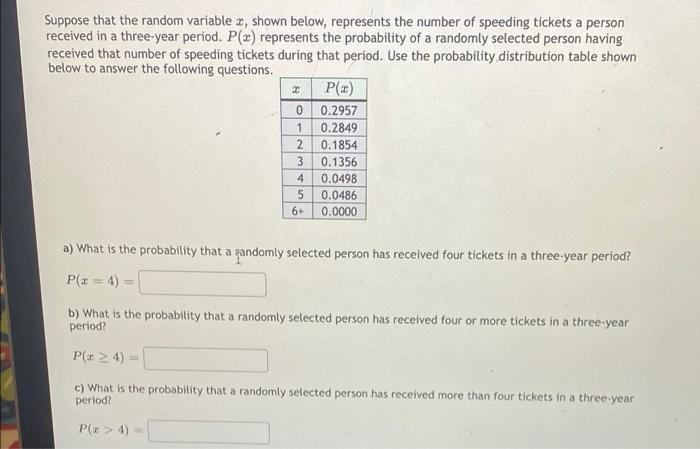 Solved Suppose that the random variable x, shown below, | Chegg.com