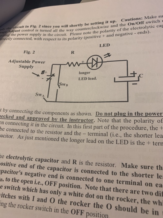 Solved (0 Can you explain the of the LED as the Chegg.com