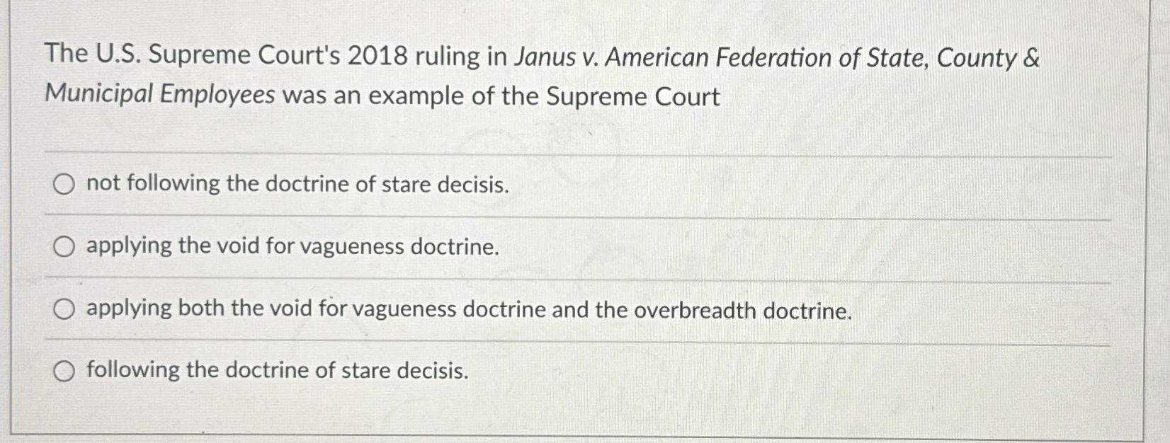 2018 supreme court store judgement