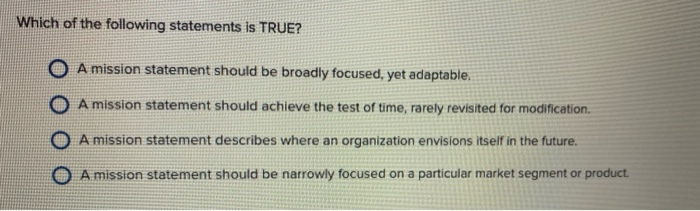 Solved Which of the following defines a SWOT analysis? O A | Chegg.com