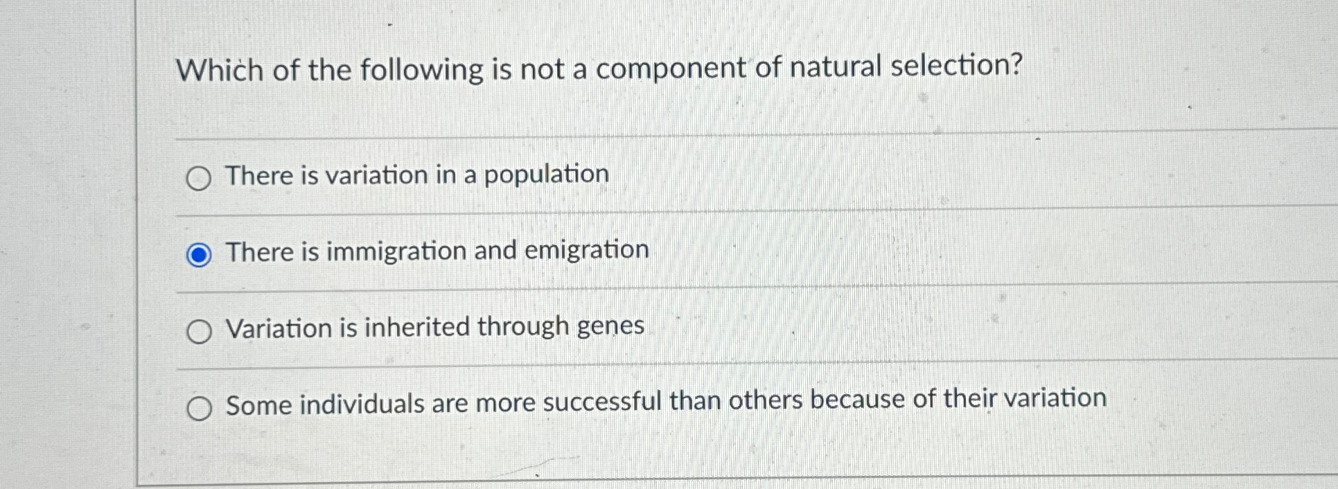Solved Which of the following is not a component of natural | Chegg.com