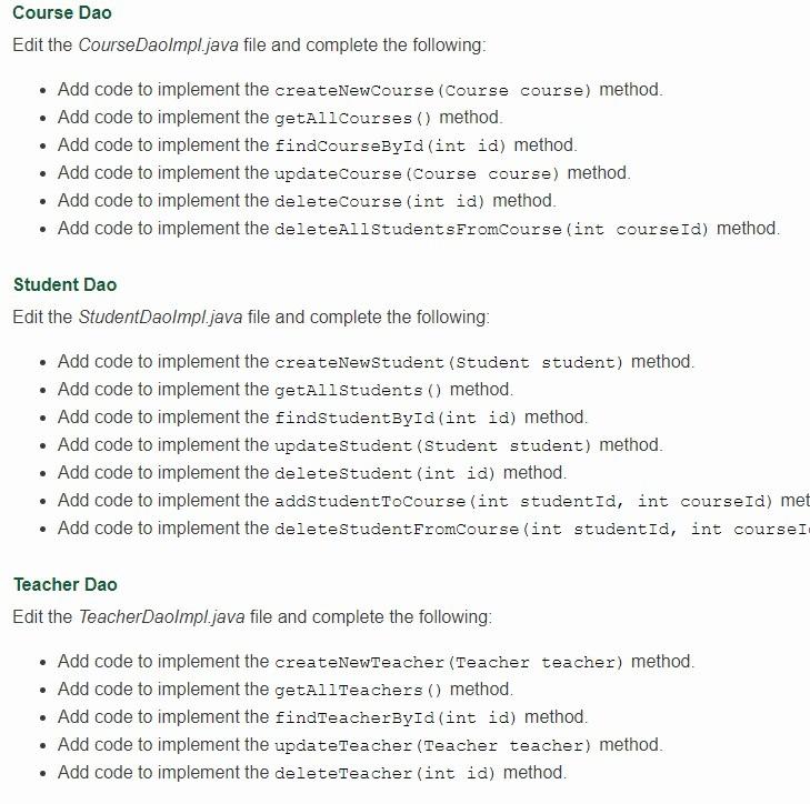 Solved Controller package Course controller Edit the | Chegg.com