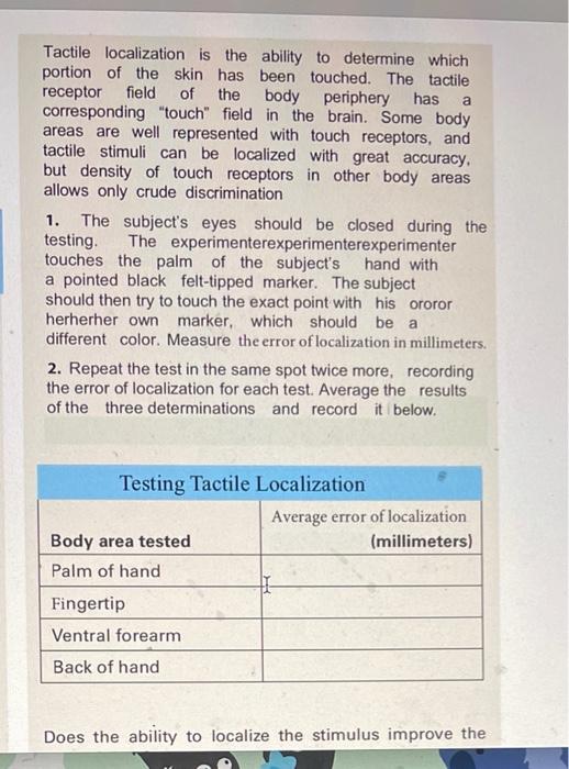 solved-tactile-localization-is-the-ability-to-determine-chegg