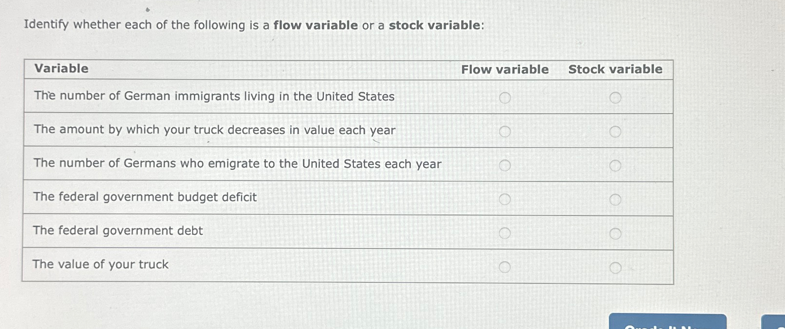 Solved Identify whether each of the following is a flow | Chegg.com