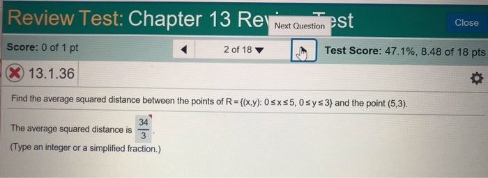 Solved Close Review Test: Chapter 13 Rey Next Question est | Chegg.com