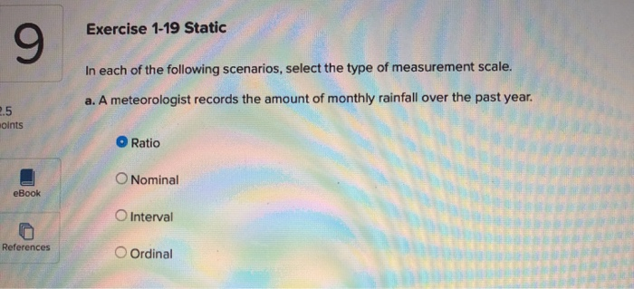 Solved Exercise 1-19 Static 6. In Each Of The Following | Chegg.com