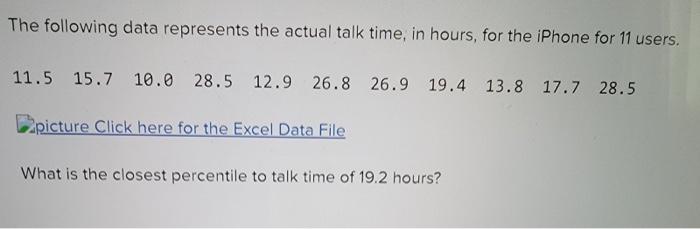 solved-the-following-data-represents-the-actual-talk-time-chegg