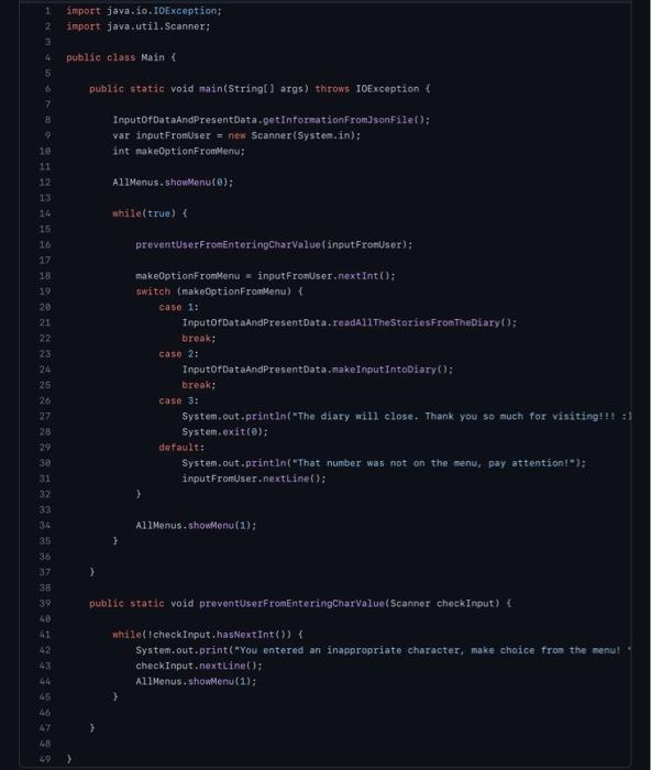 Solved the questions goes like thisthe code should be in | Chegg.com