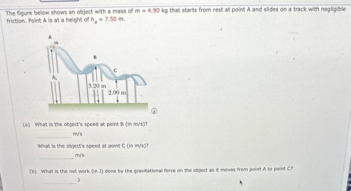 Solved The figure below shows an object with a mass of | Chegg.com 