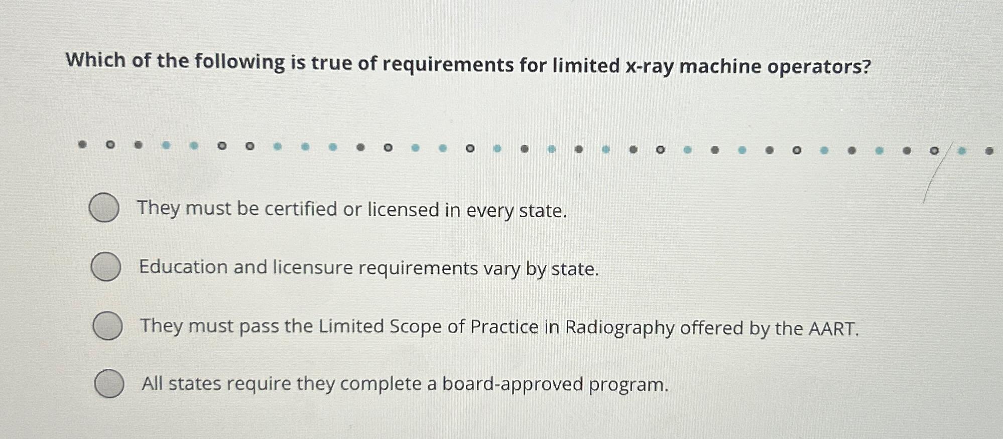 Solved Which of the following is true of requirements for