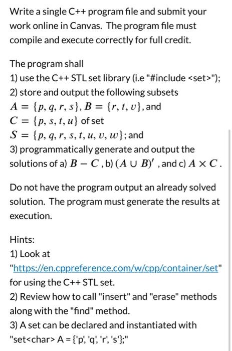 Solved Write A Single C Program File And Submit Your Work 4052