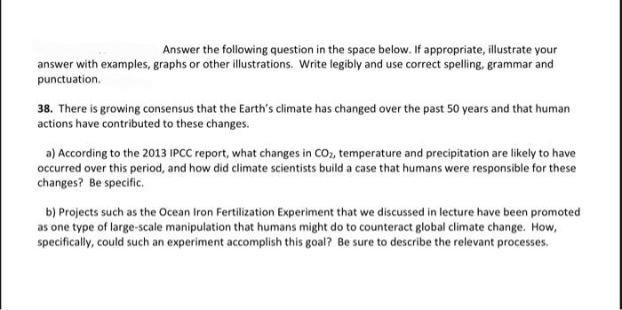 Solved Answer the following question in the space below. If | Chegg.com