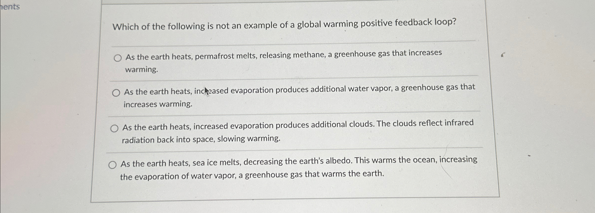 Solved Which of the following is not an example of a global | Chegg.com
