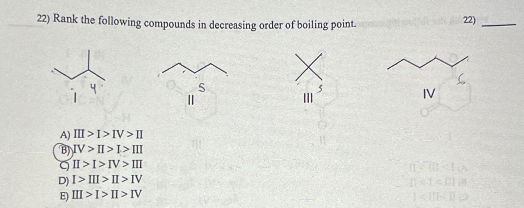 Solved Rank the following compounds in decreasing order of | Chegg.com