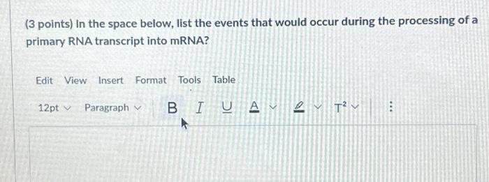 Solved In the space below, list the events that would occur | Chegg.com