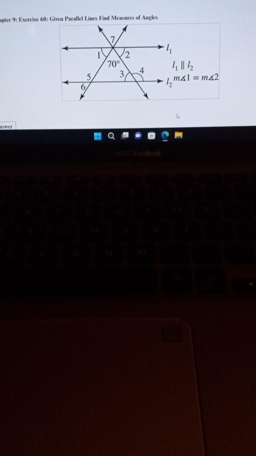 Solved apter 9 Exercise 60 Given Parallel Lines Find