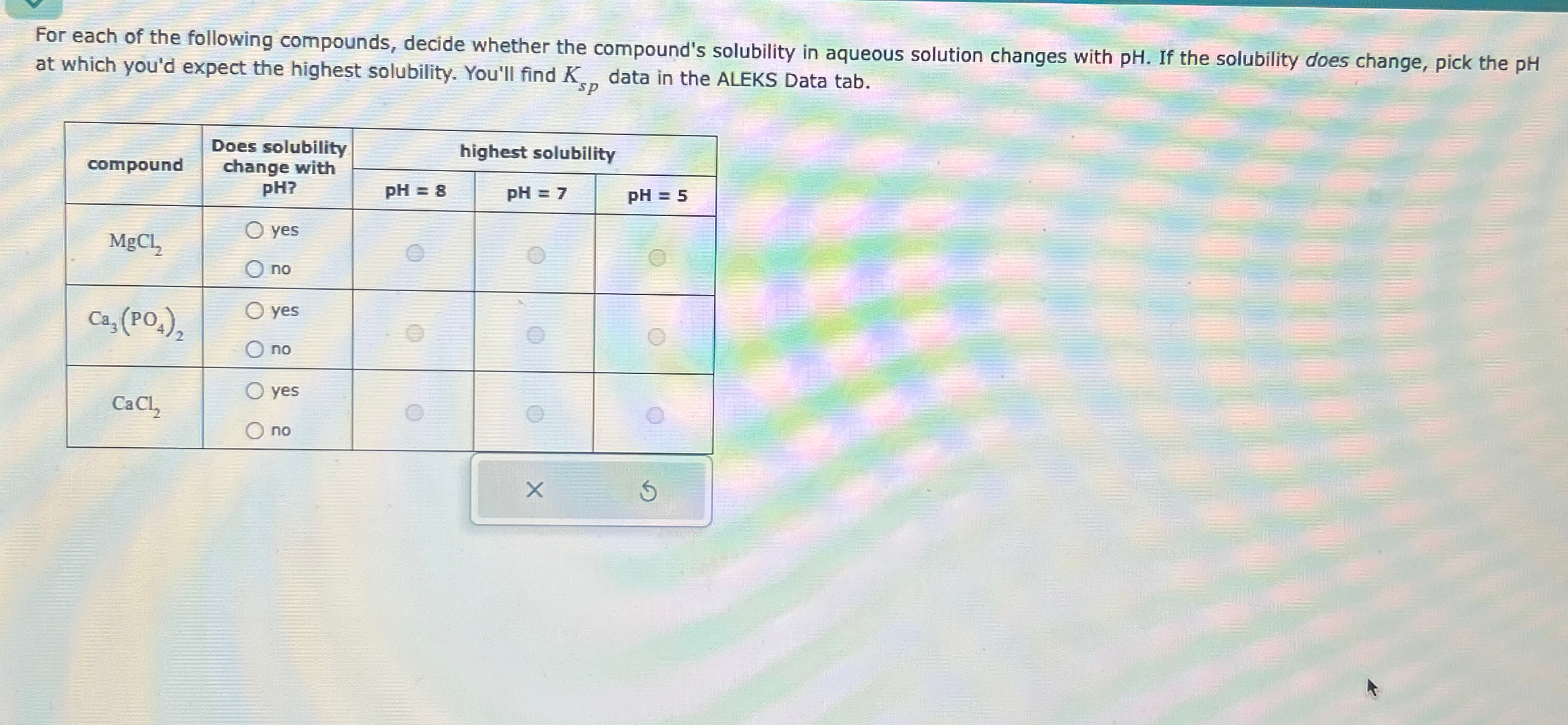 Solved For each of the following compounds, decide whether | Chegg.com