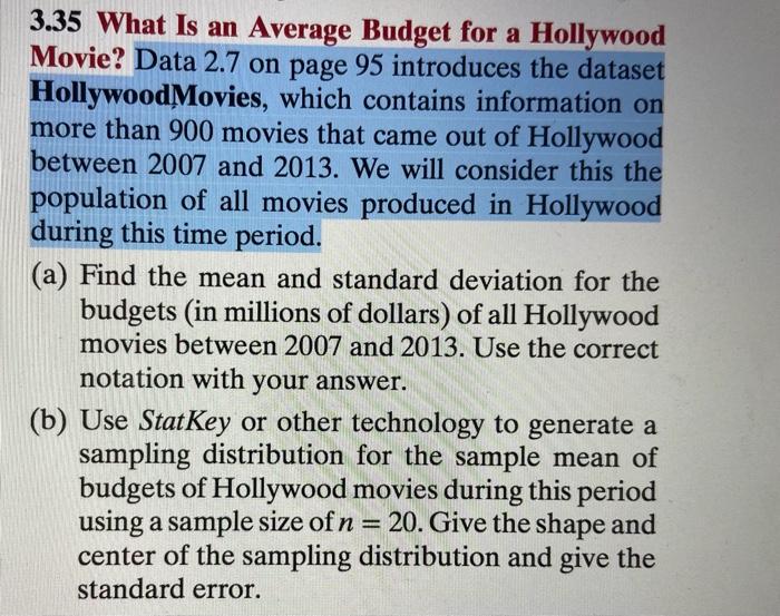 3.35 What Is An Average Budget For A Hollywood Mov ...