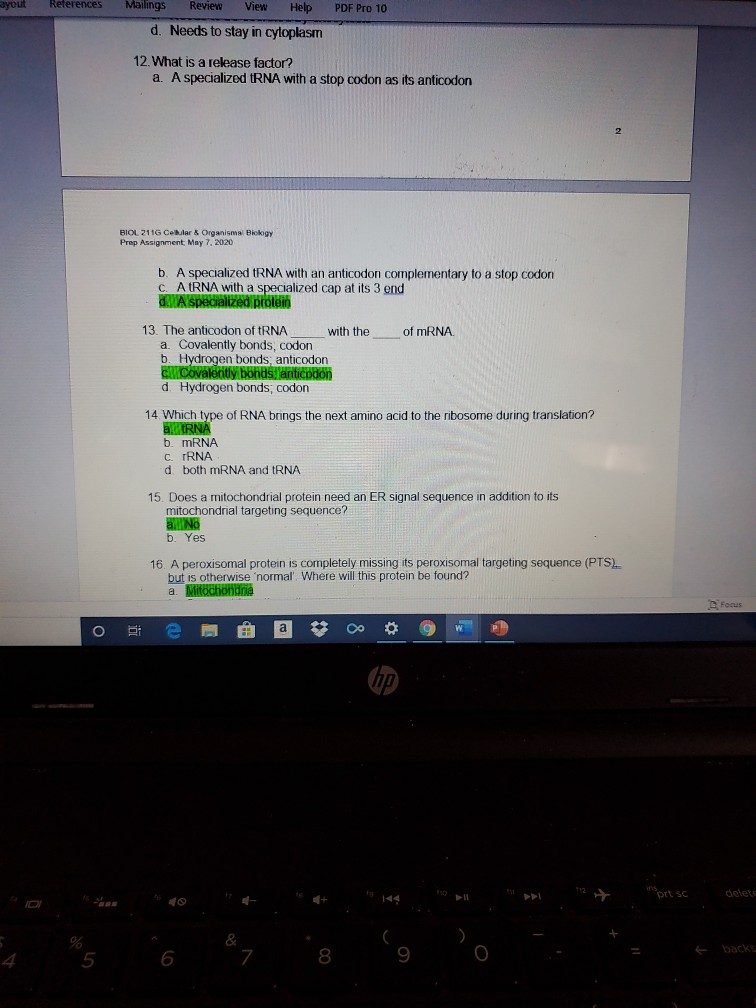 Solved can someone please check my answers and if any are | Chegg.com