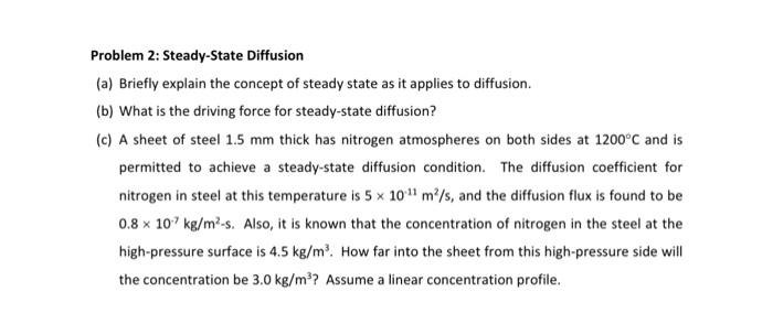 The concept of steady state