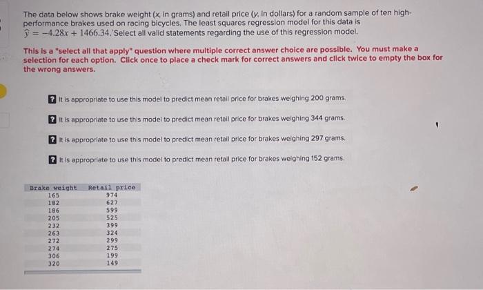 Solved The following sample data shows age ( x, in years) | Chegg.com
