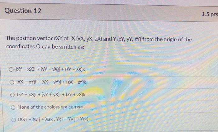 Question 9 In Cartesian Vectors The Angles A Ss And Chegg Com