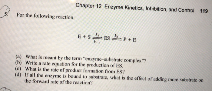 enzyme substrate complex equation