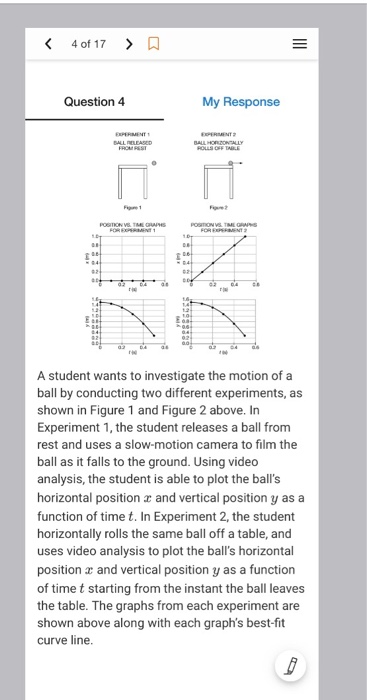 Solved 0 Question 4 My Response A student wants | Chegg.com
