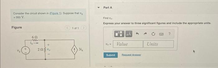 Solved Consider The Circuit Shown In (Figure 1). Suppose | Chegg.com