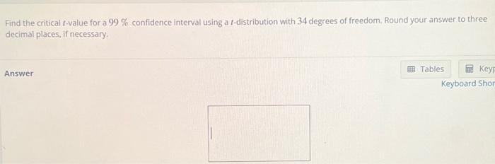 t critical value calculator 99 confidence interval