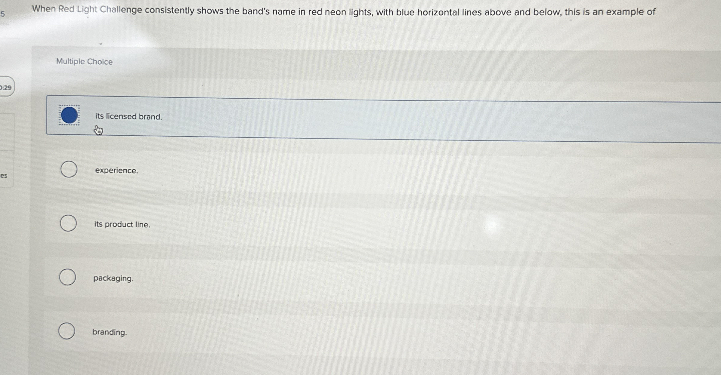 Solved 5 ﻿When Red Light Challenge consistently shows the