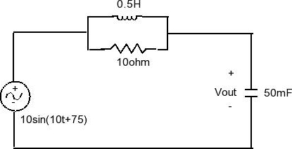 Solved In this AC circuit;A) Find ZT, express in polar and | Chegg.com